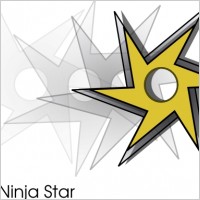 Ninjastar clip art