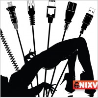 NixVex Plugged In Free Vector