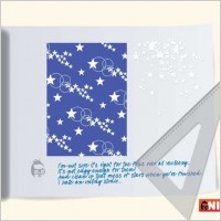 NixVex Star Pattern on Drawing Board Free Vector