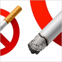 No Smoking vector material