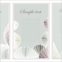 nostalgic rustic decoration background card vector 2