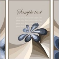 nostalgic rustic decoration background card vector 3