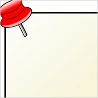 Note With Pin clip art
