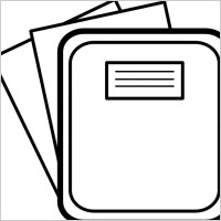 notebook clip art