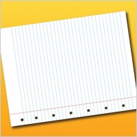 Notebook Page Vector