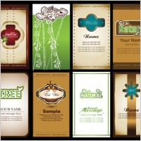 notes cards 01 vector