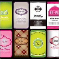 notes cards 02 vector