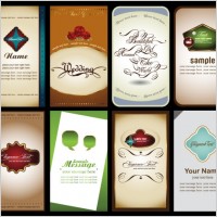 notes cards 03 vector