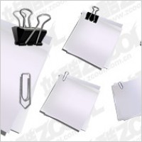 notes paperAnd clip