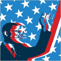 Obama Grunge Vector