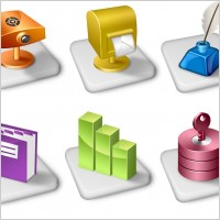 Office dock icons icons pack