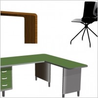 Office furniture Vectors