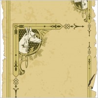 old classic pattern with border 02 vector