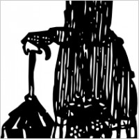 Old German Woman clip art