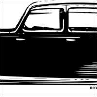 Old Rover Car clip art