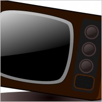 Old Television clip art