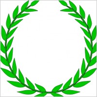 Olive Wreath clip art