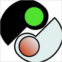 One And Two Yin Yang clip art