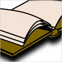 Open Book Icon clip art
