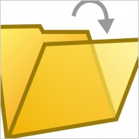 Open Folder Document clip art