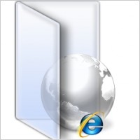 Open folder global earth internet explorer