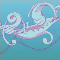 Organic Scroll Ribbons