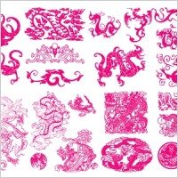 Oriental Art Vector Silhouettes