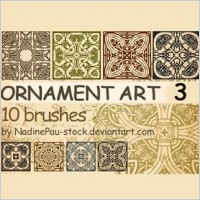 Ornament art brushes
