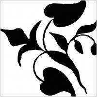 Ornamental Vine Leaves clip art