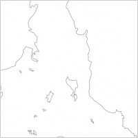 victoria outline map