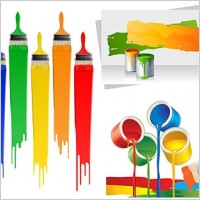 Paint Brushes Vector Collection