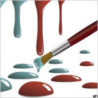 Paint drops