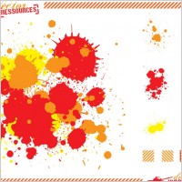 Paint splatter vector illustrator pack Free vector for free download