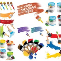 paint theme vector