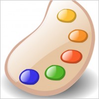 Painter Color Palette clip art