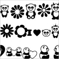 Panda vector