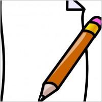 Paper Pencil clip art