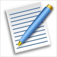 Paper with pen