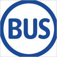 Paris Logo Bus clip art