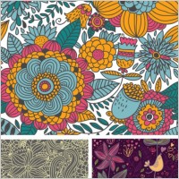 pattern background 02 vector