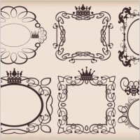 pattern border 04 vector