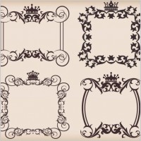 pattern border 05 vector