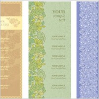 pattern menu background 03 vector