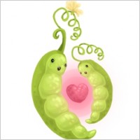 Peas Heart