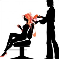 people silhouette vector the trend of hair