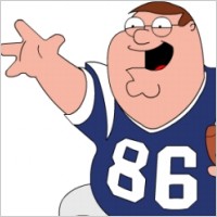 Peter Griffin Football zoomed