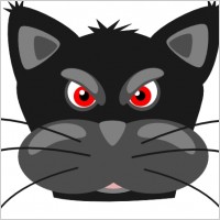 Peterm Angry Black Panther clip art