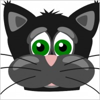 Peterm Sad Cat clip art