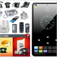 phone theme vector