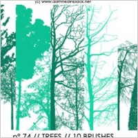 PHOTOSHOP BRUSHES : trees